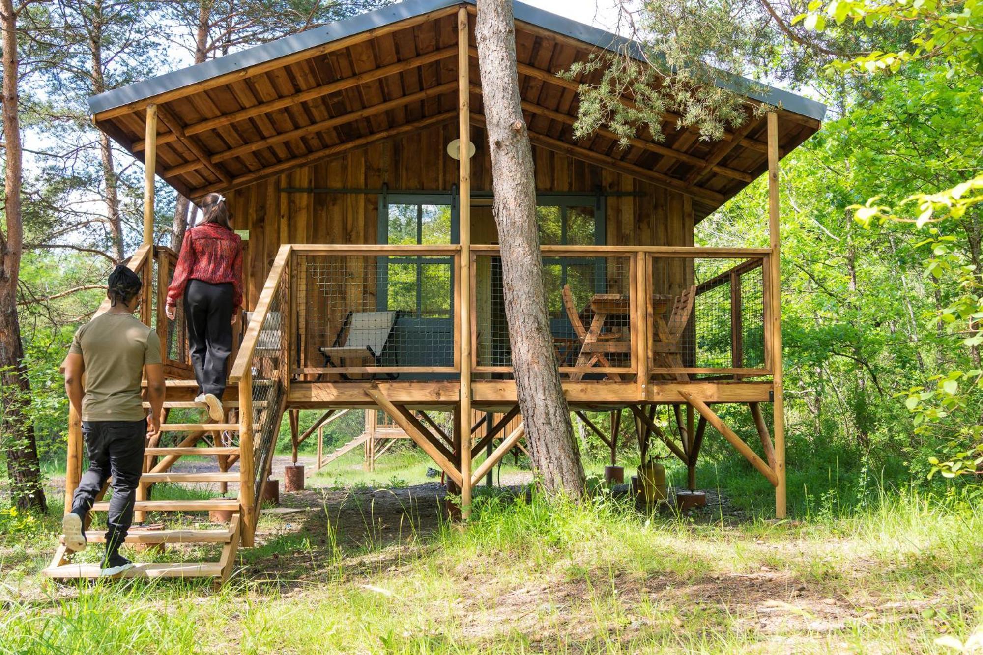 Camping L'Ondine De Provence La Motte-Chalancon Exterior foto